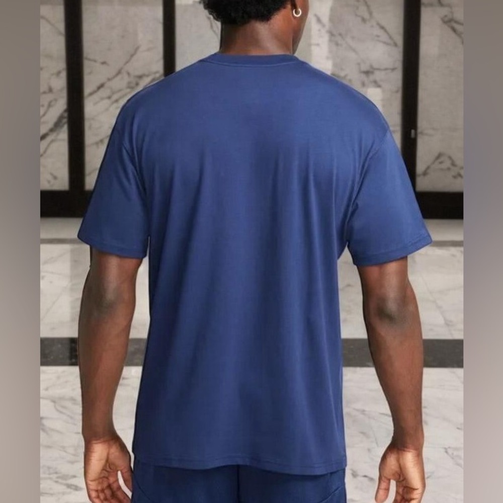 Nike + Music Max90 Basketball Graphic Short Sleeve Blue NWT Size L Unisex - Picture 5 of 7